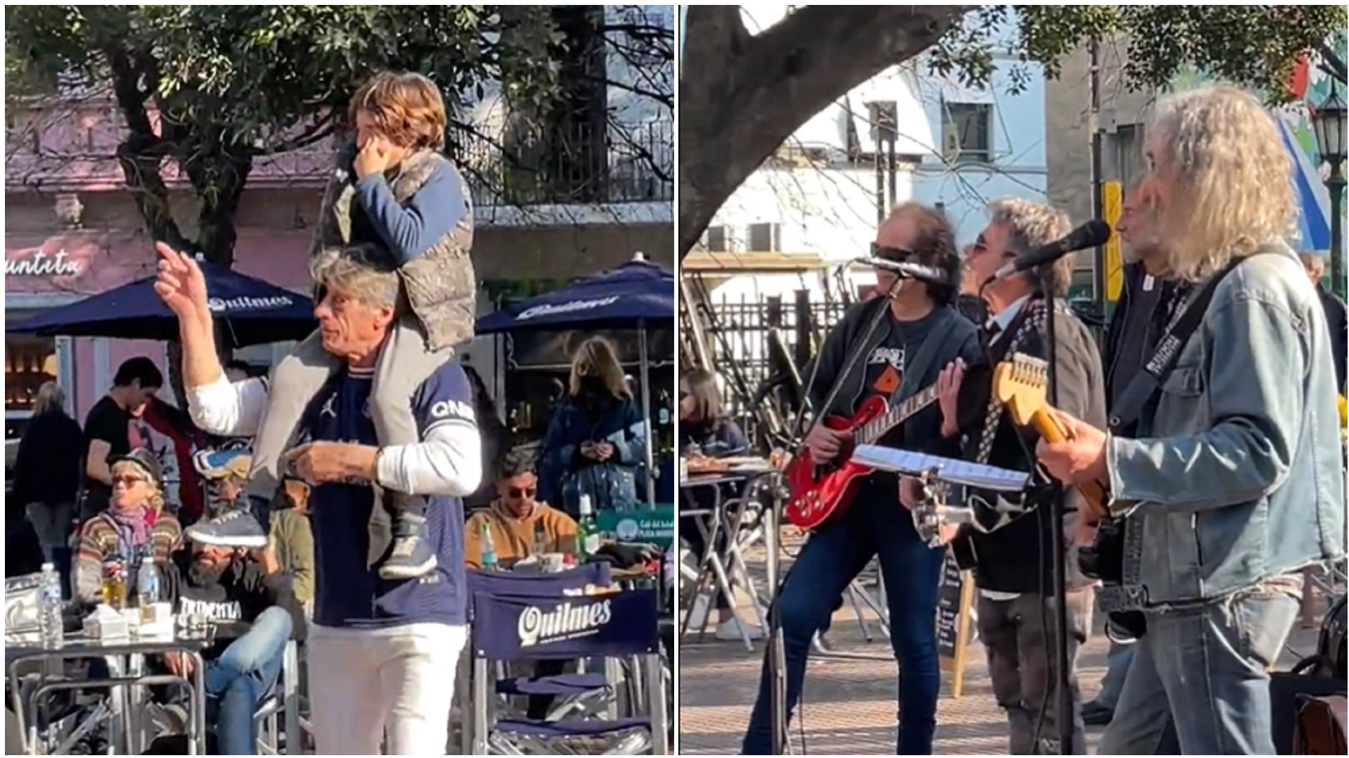 El video del nene perdido en San Telmo también generó polémica (Twitter/@madrazzzo).