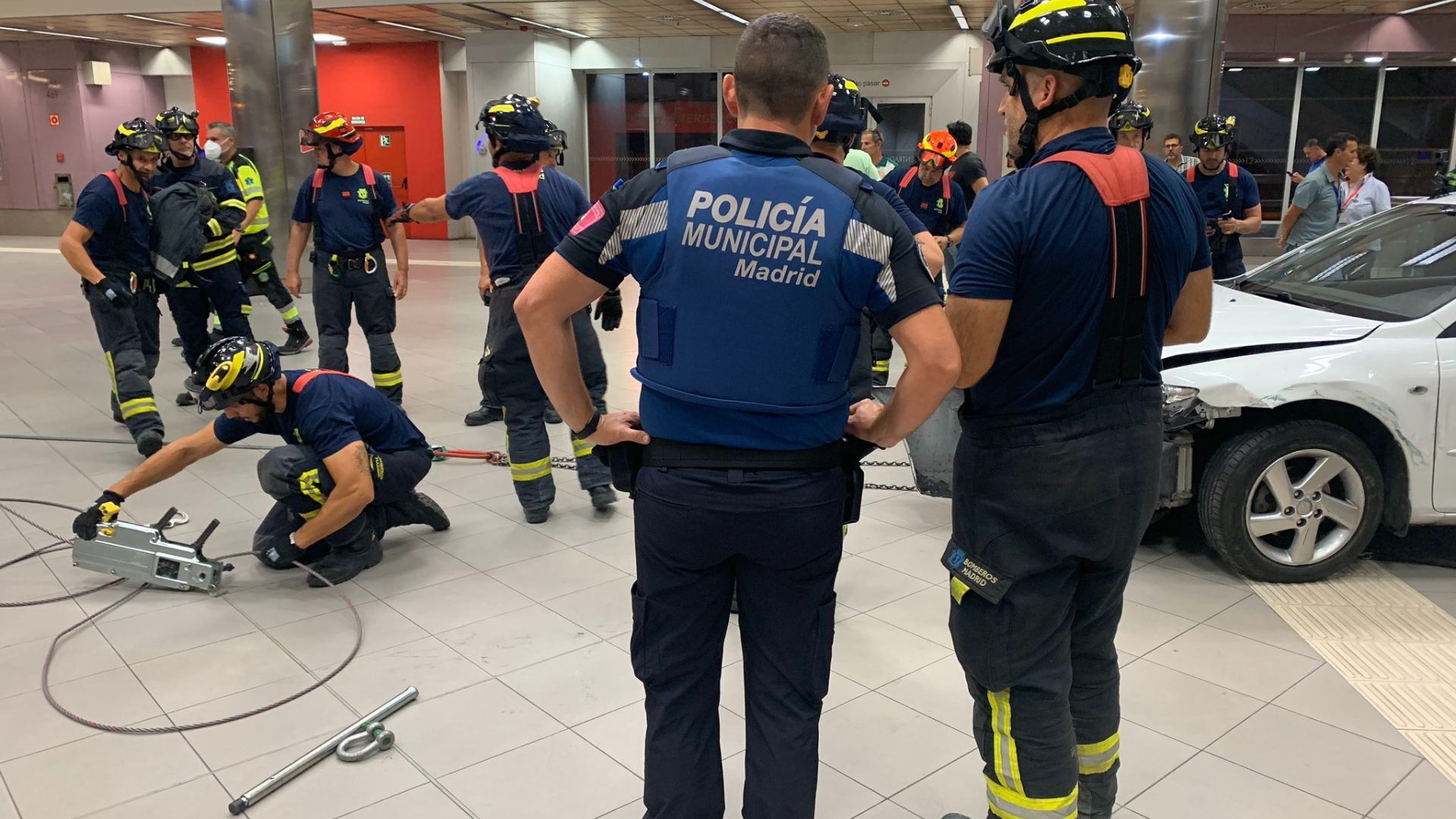 El conductor dio positivo en cocaína (Foto: emergencias Madrid)