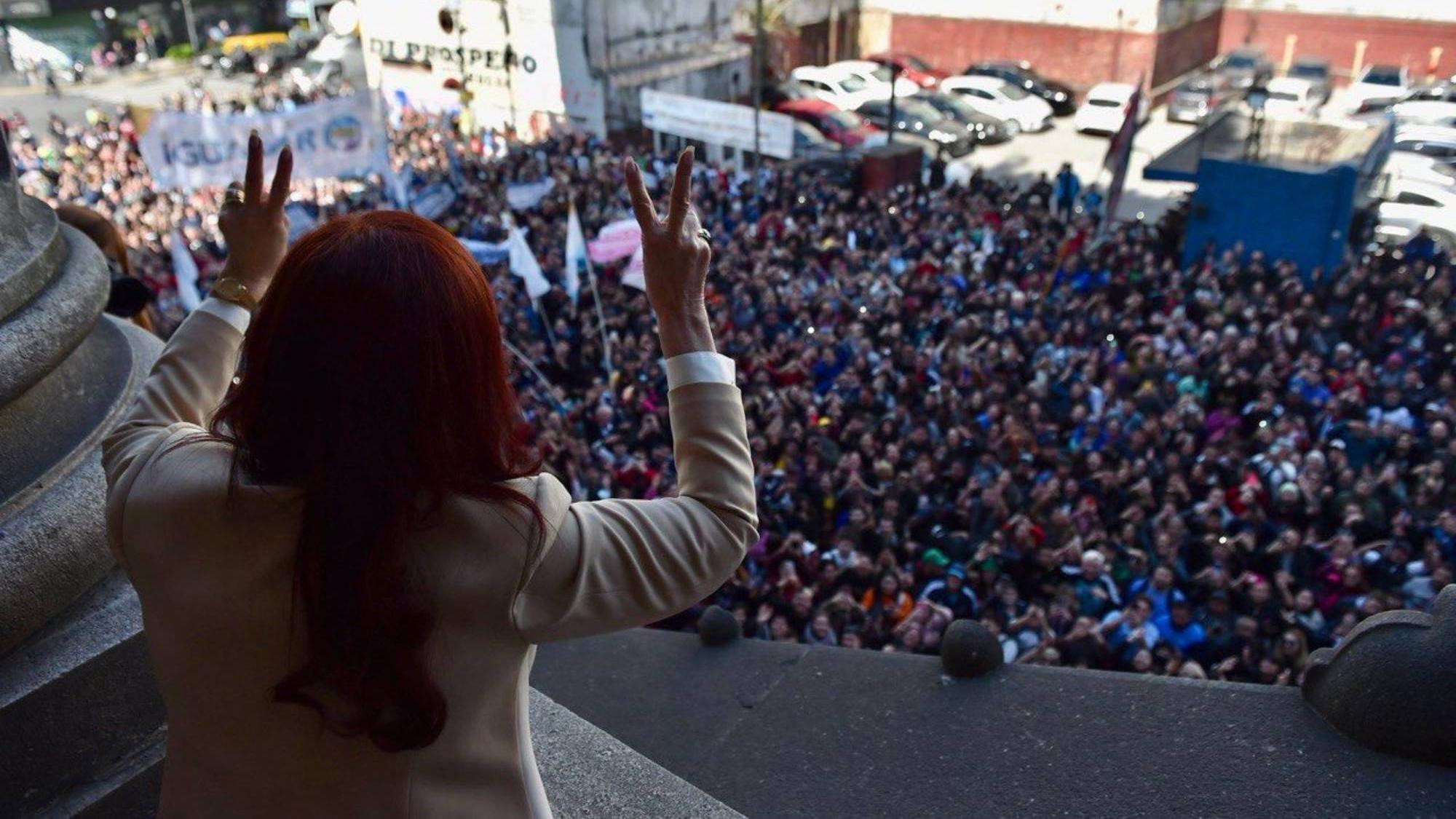 Cristina Kirchner habló este martes, luego de que el lunes se conociera el pedido de condena en su contra de la Fiscalía (Télam).