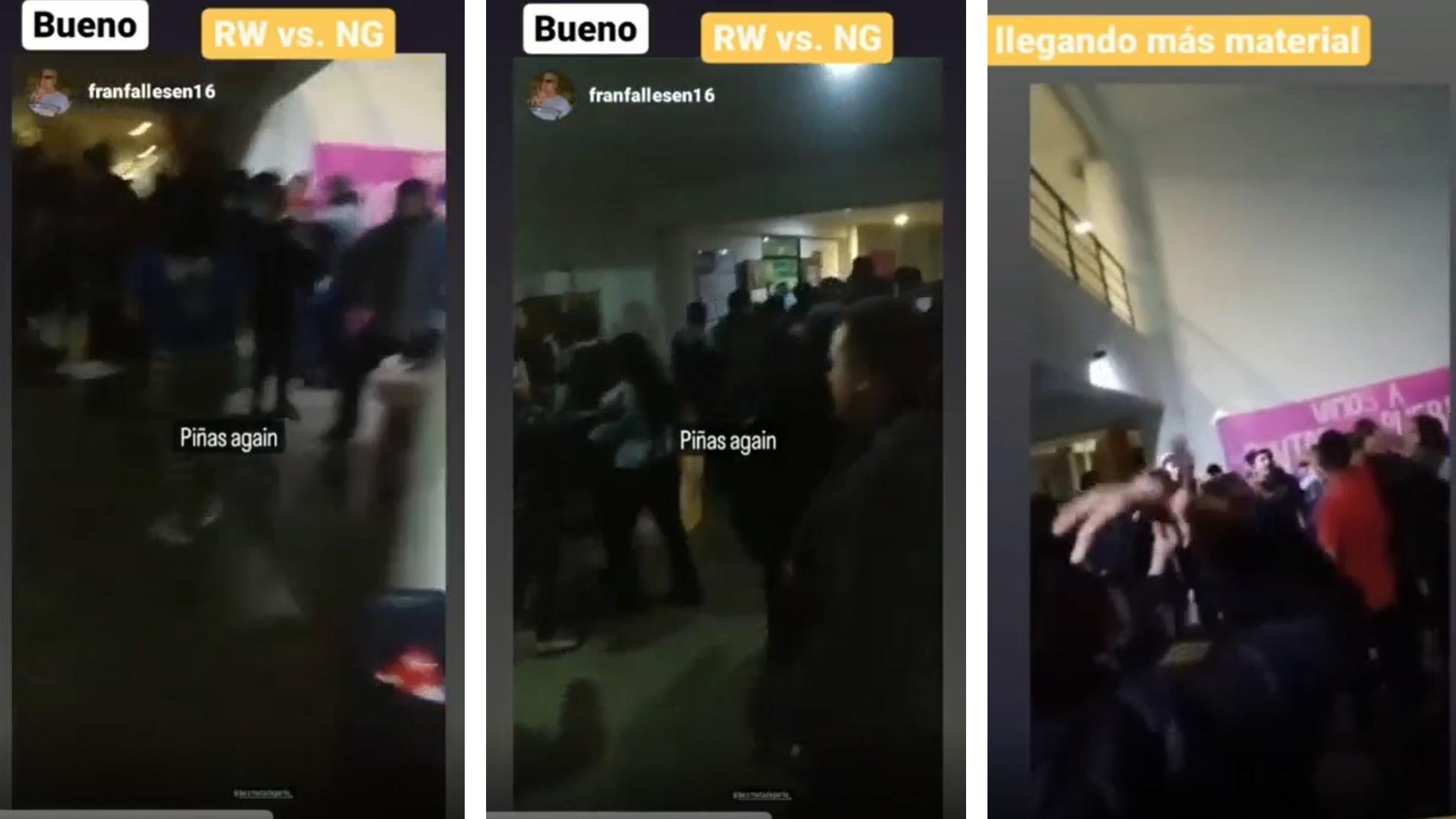 Así, otra vez se agarraron a piñas en la Facultad de Periodismo.