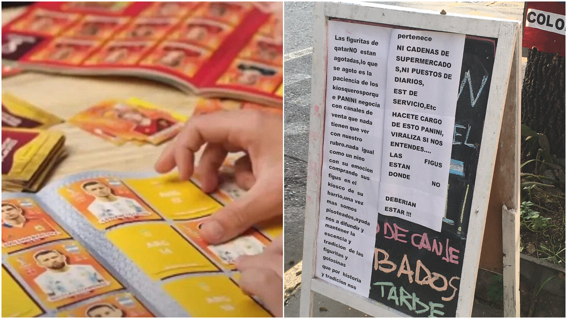 “Están donde no deberían estar”: un kiosquero estalló de bronca ante la falta de figuritas del álbum del Mundial y hay malestar en las redes