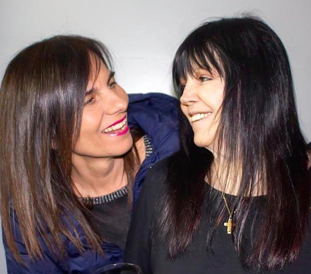 Marilina Ross y su esposa Patricia Rincci. 