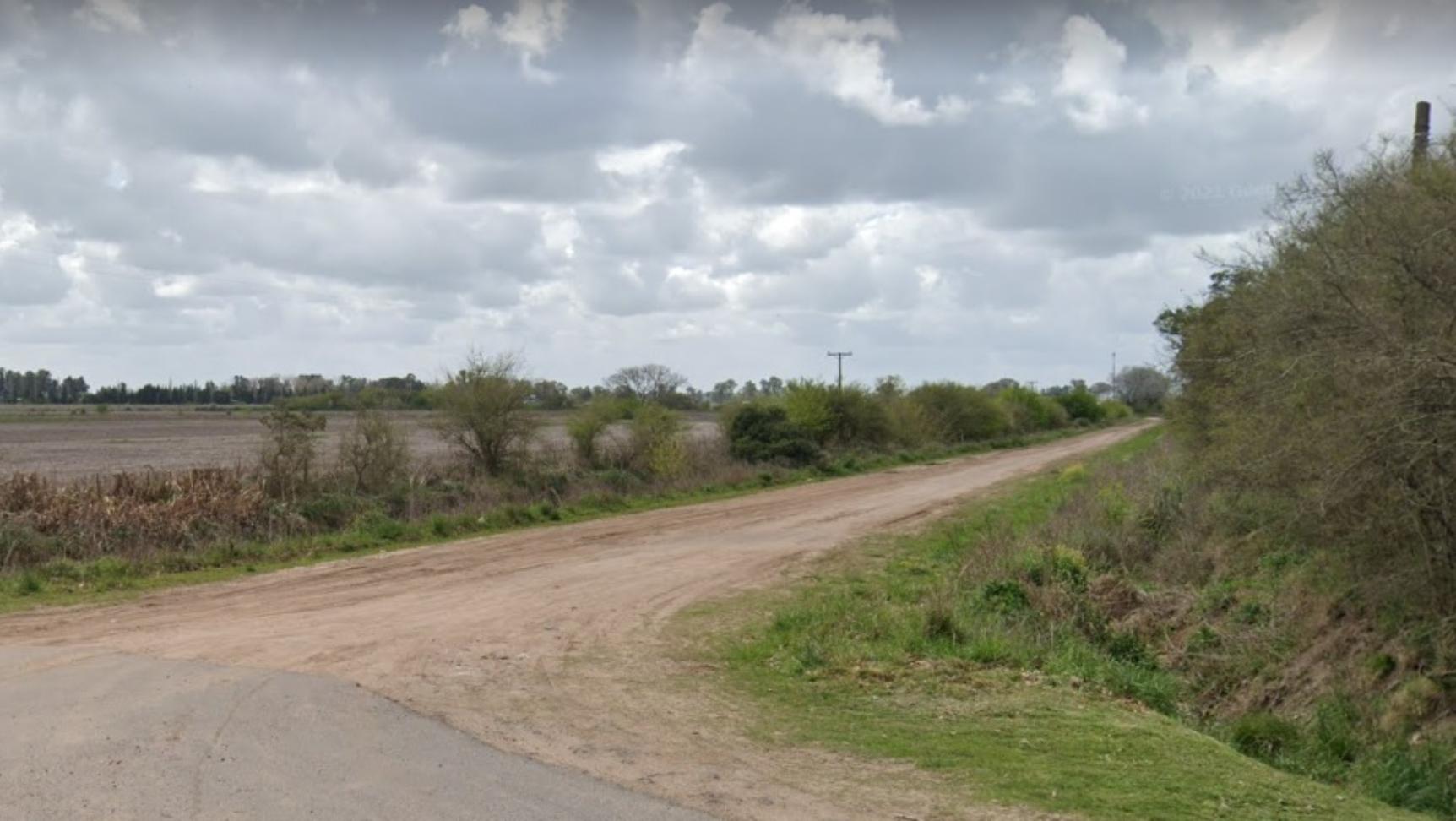 Acá, en esta zona, fue encontrado el cadáver del sujeto, de 37 años.