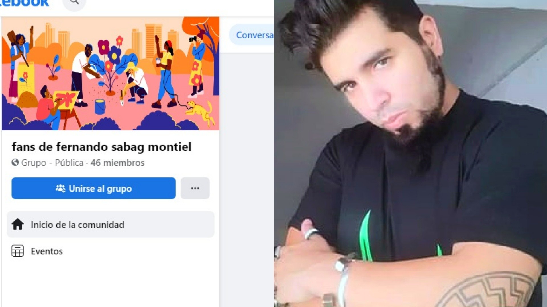 Crearon un grupo de fans de Fernando Andrés Sabag Montiel, el hombre que intentó asesinar a Cristina Kirchner.