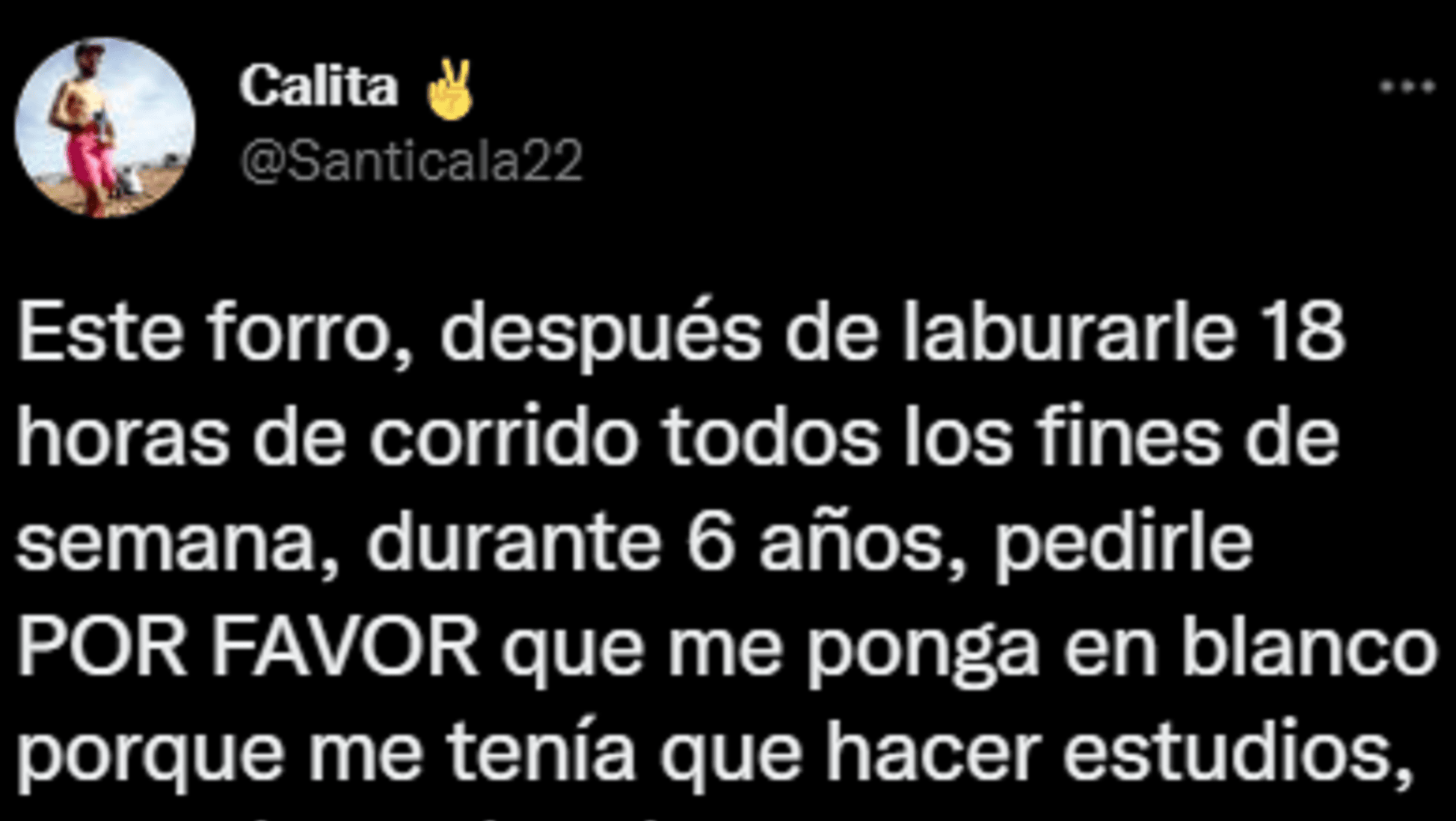 Un joven de La Plata denunció a su ex empleador en Twitter.