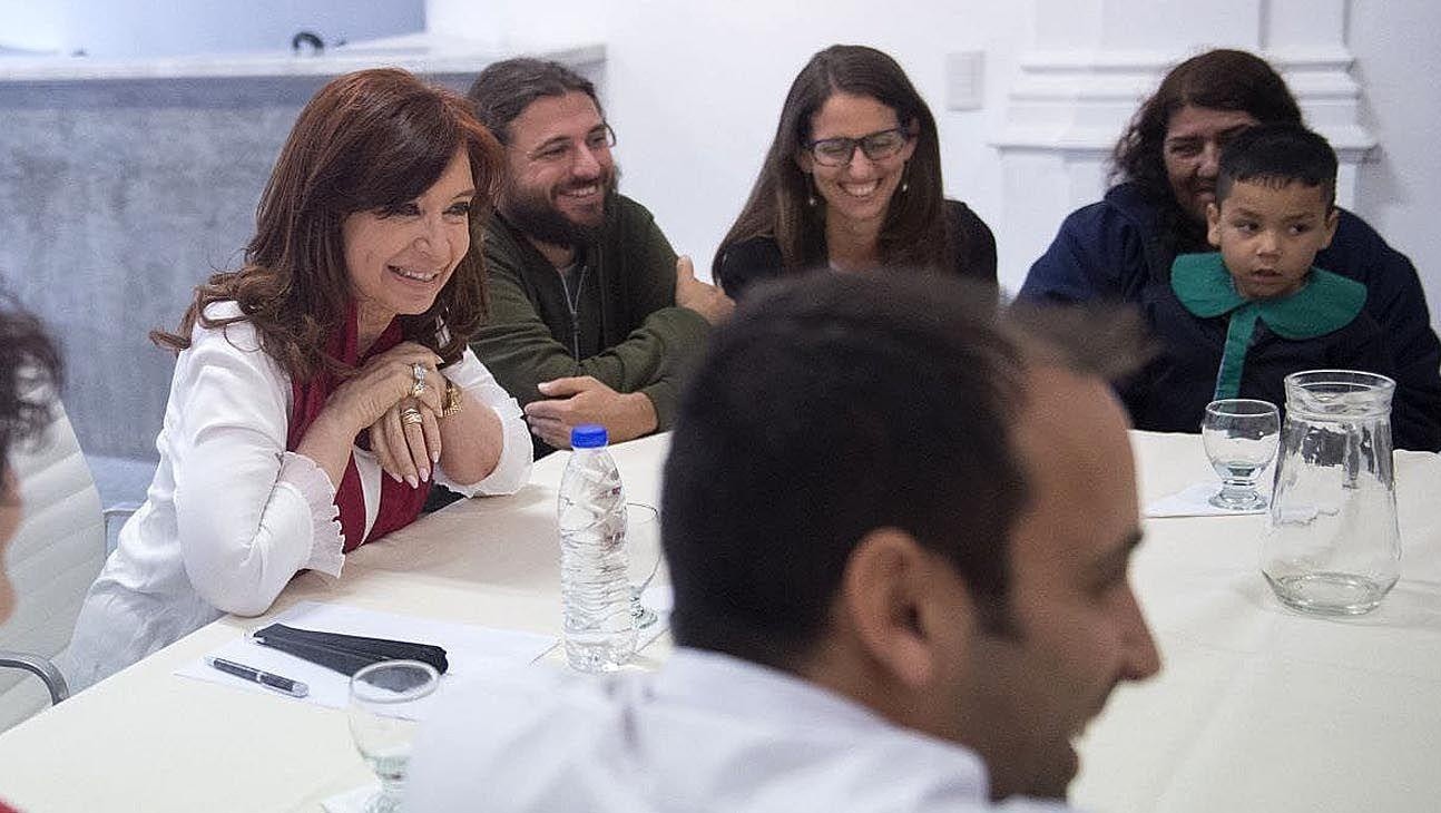 Cristina Kirchner y Juan Grabois.