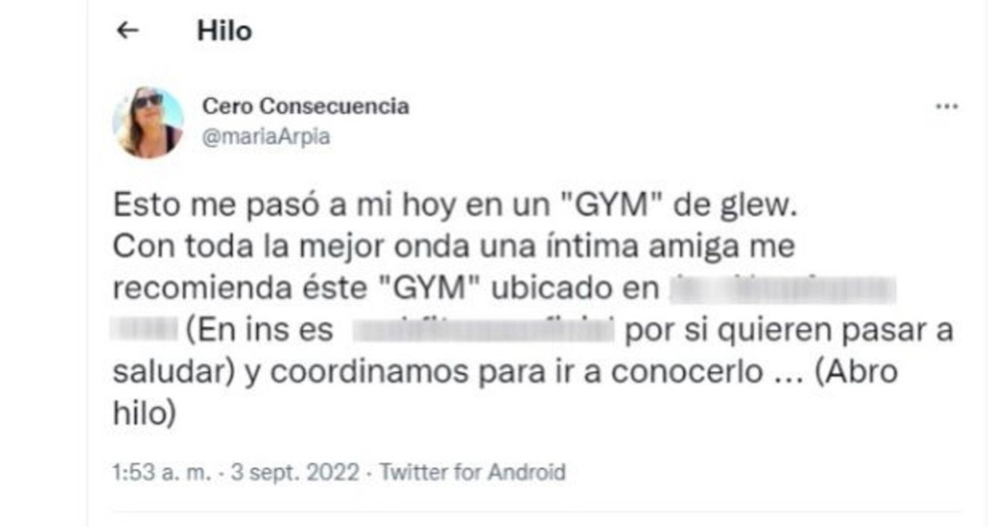 El indignante mensaje que el dueño de un gimnasio le mandó por error a una clienta: 