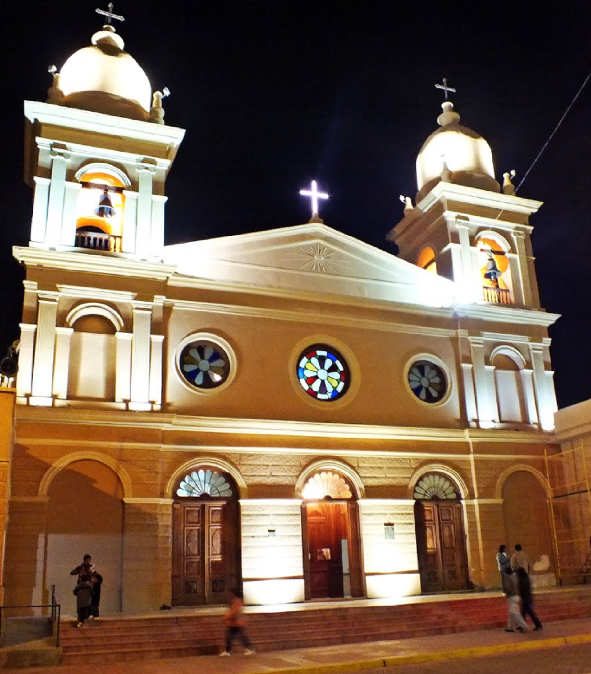 Catedral Nuestra Señora del Rosario de Cafayate, en   <a href='https://www.cronica.com.ar/tags/Salta'>Salta</a>.