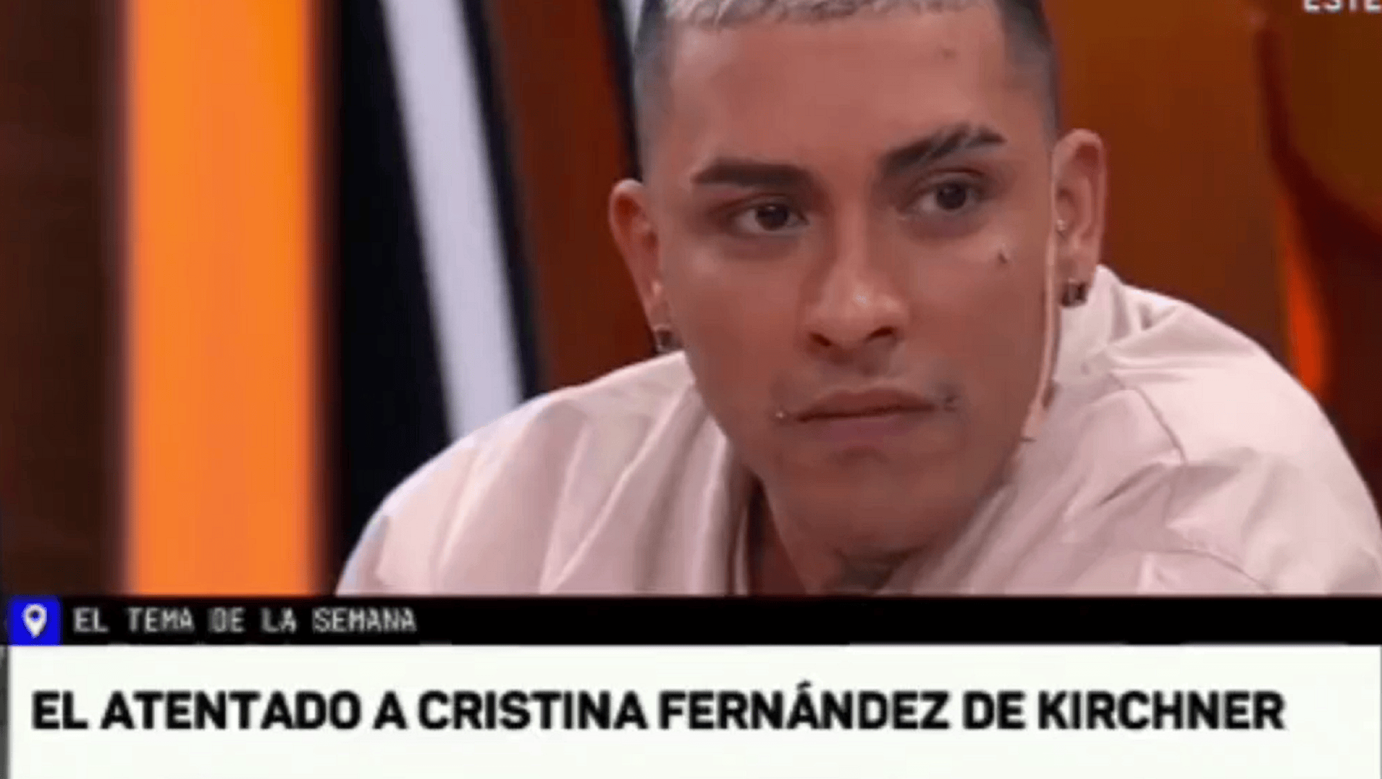 El cantante de cumbia no sabía sobre el Atentado a Cristina Kirchner.