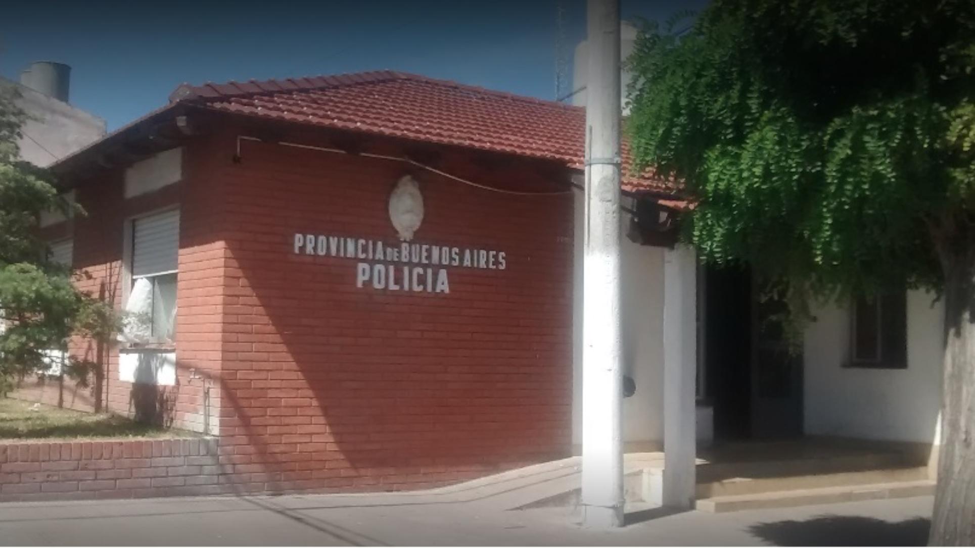 El presunto autor del crimen fue alojado en esta dependencia policial.