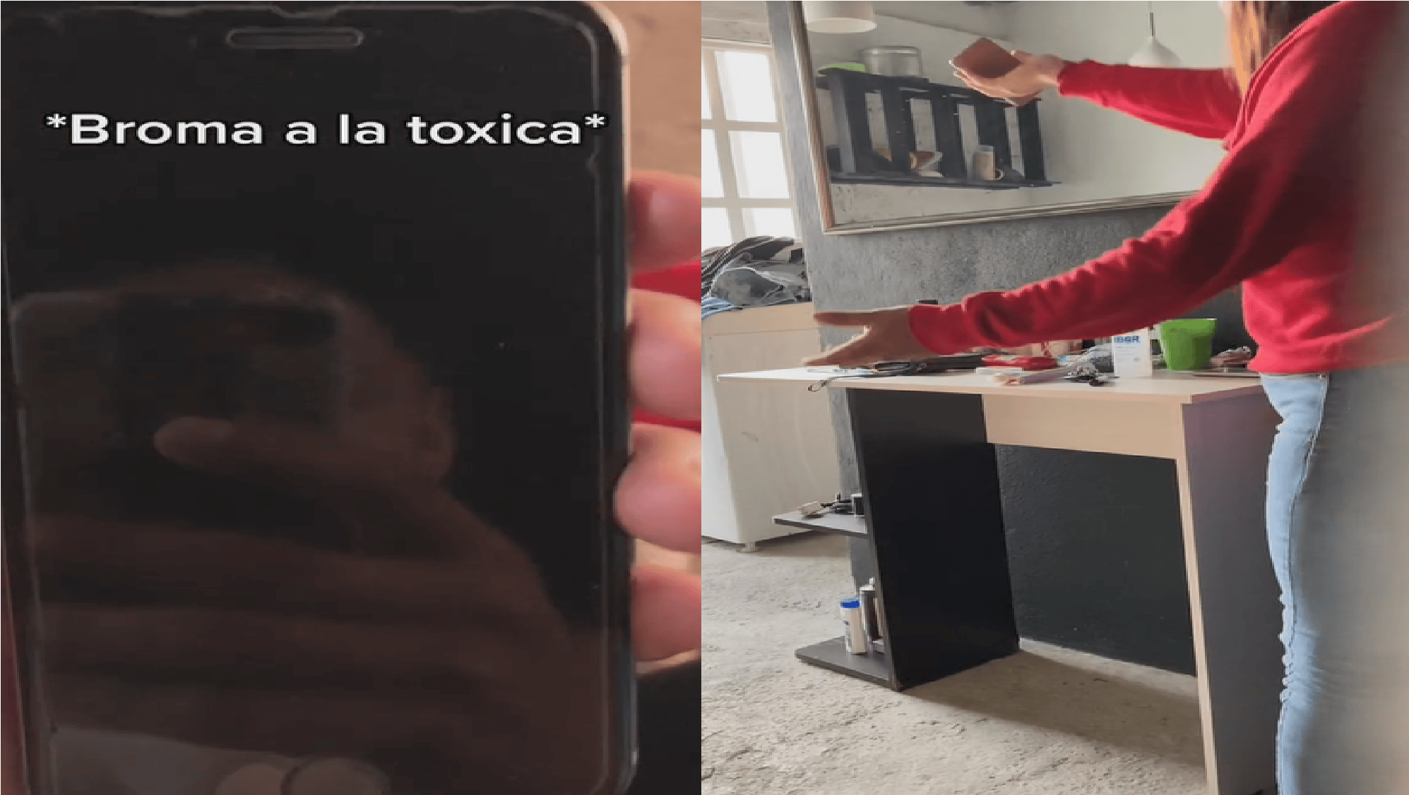 Le hizo a una broma a su novia, pero no salió como esperaba y se hizo viral en TikTok.