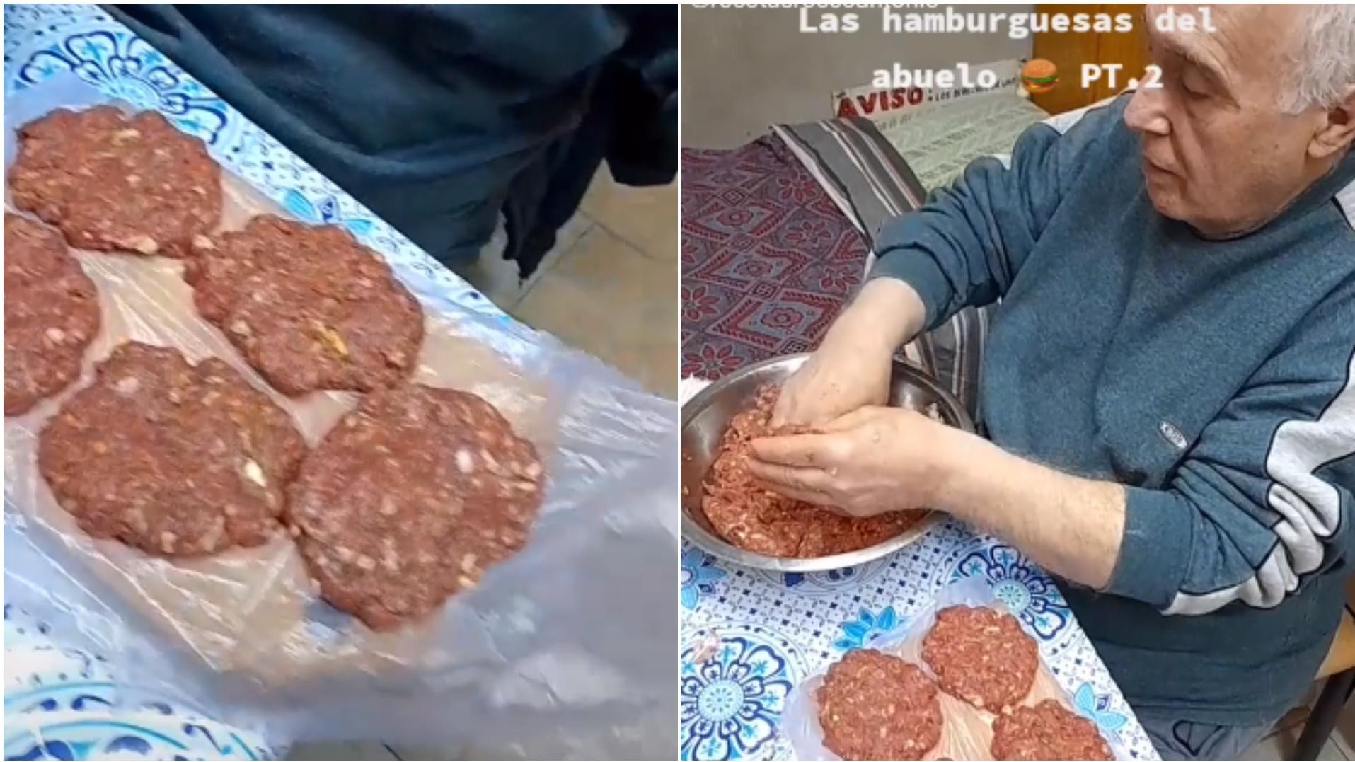 Cómo es la receta de “las hamburguesas del abuelo”: “Barato, sano y rico”