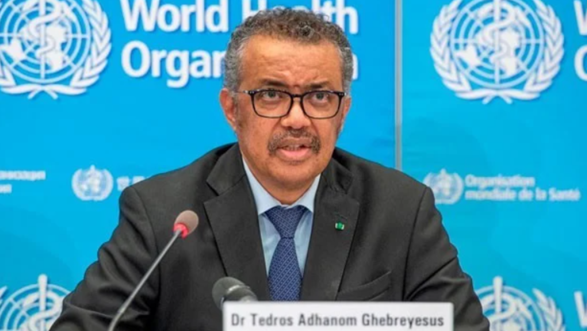 El director de la Organización Mundial de la Salud (OMS), Tedros Adhanom Ghebreyesus.