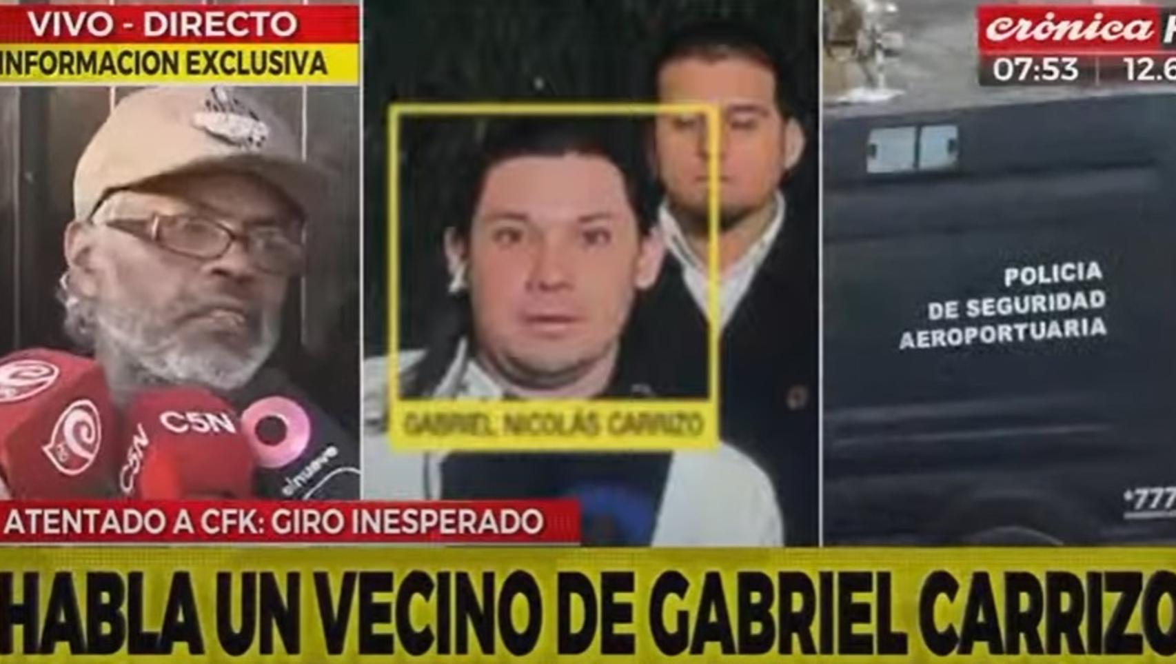 Un vecino del presunto jefe de la 