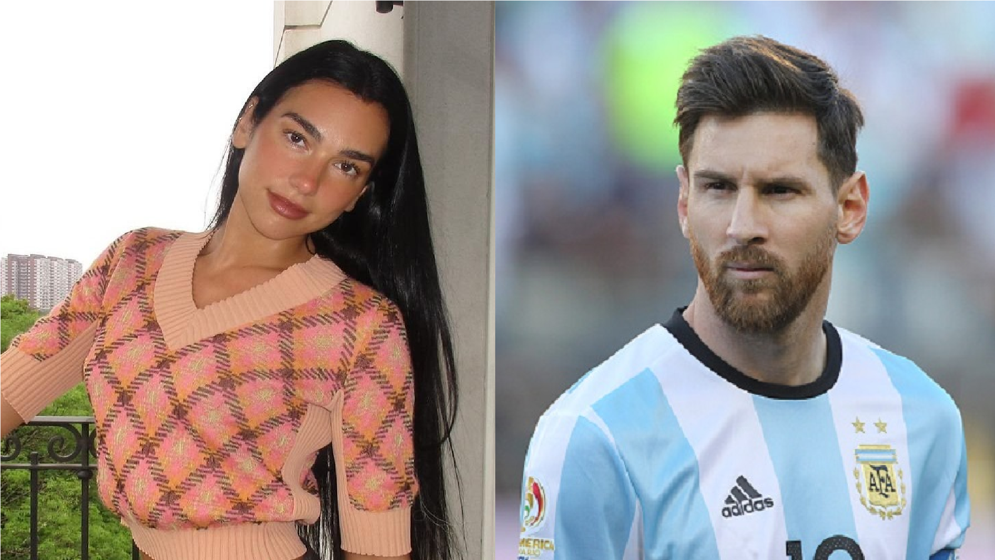 Una escena de celos que involucra a Dua Lipa y a Lionel Messi se volvió viral en Twitter.