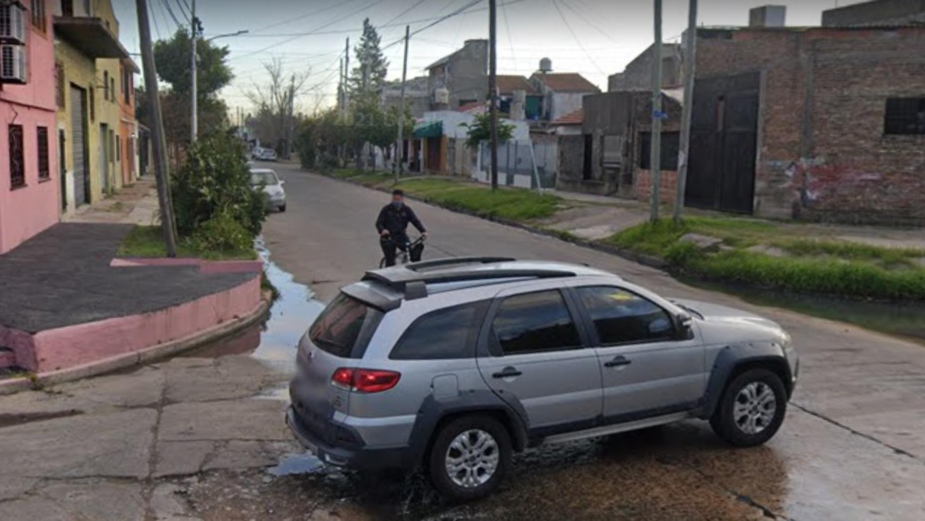 Acá, en esta esquina, ocurrió el intento de asalto.