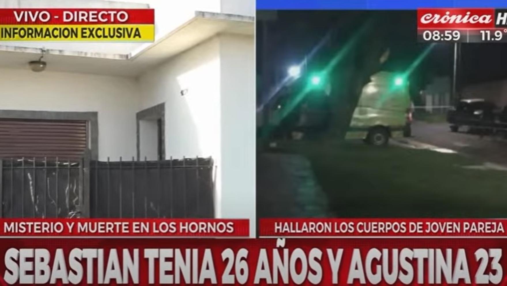 El macabro hallazgo se produjo en una casa de la localidad platense de Los Hornos (Captura Crónica HD).