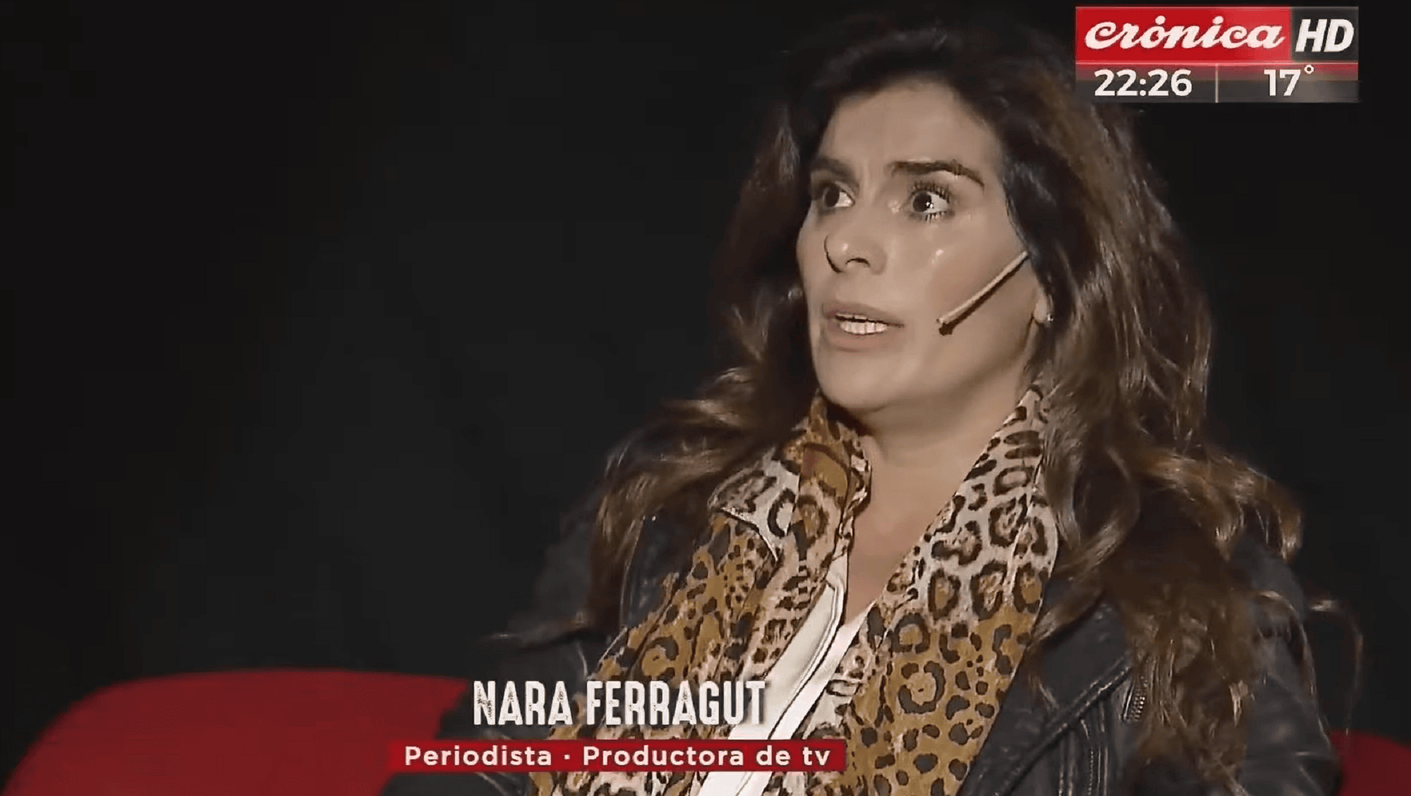 La conductora Nara Ferragut habló en Seres Libres por Crónica HD.