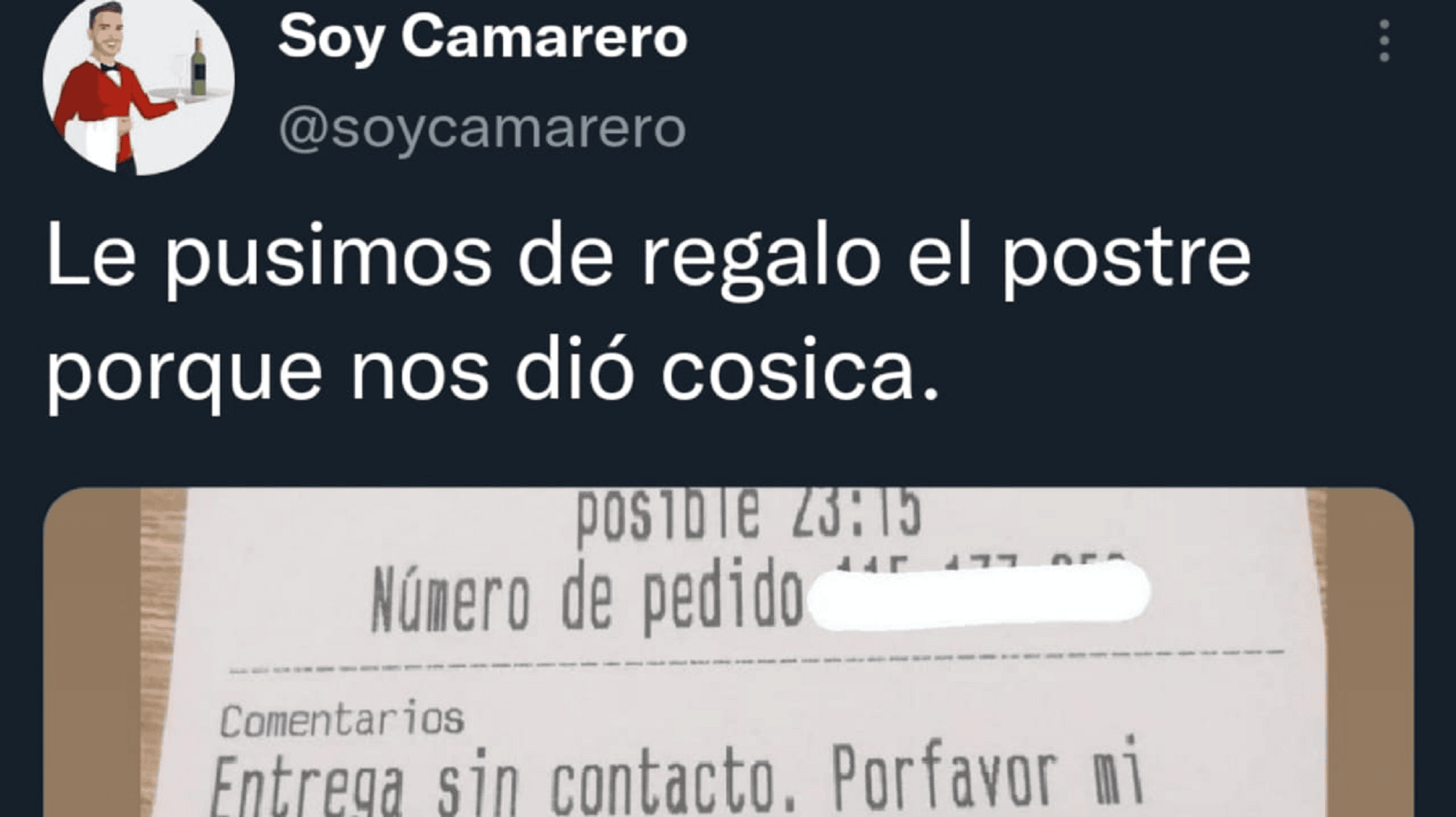 La insólita aclaración de un cliente al encargar una pizza por delivery.