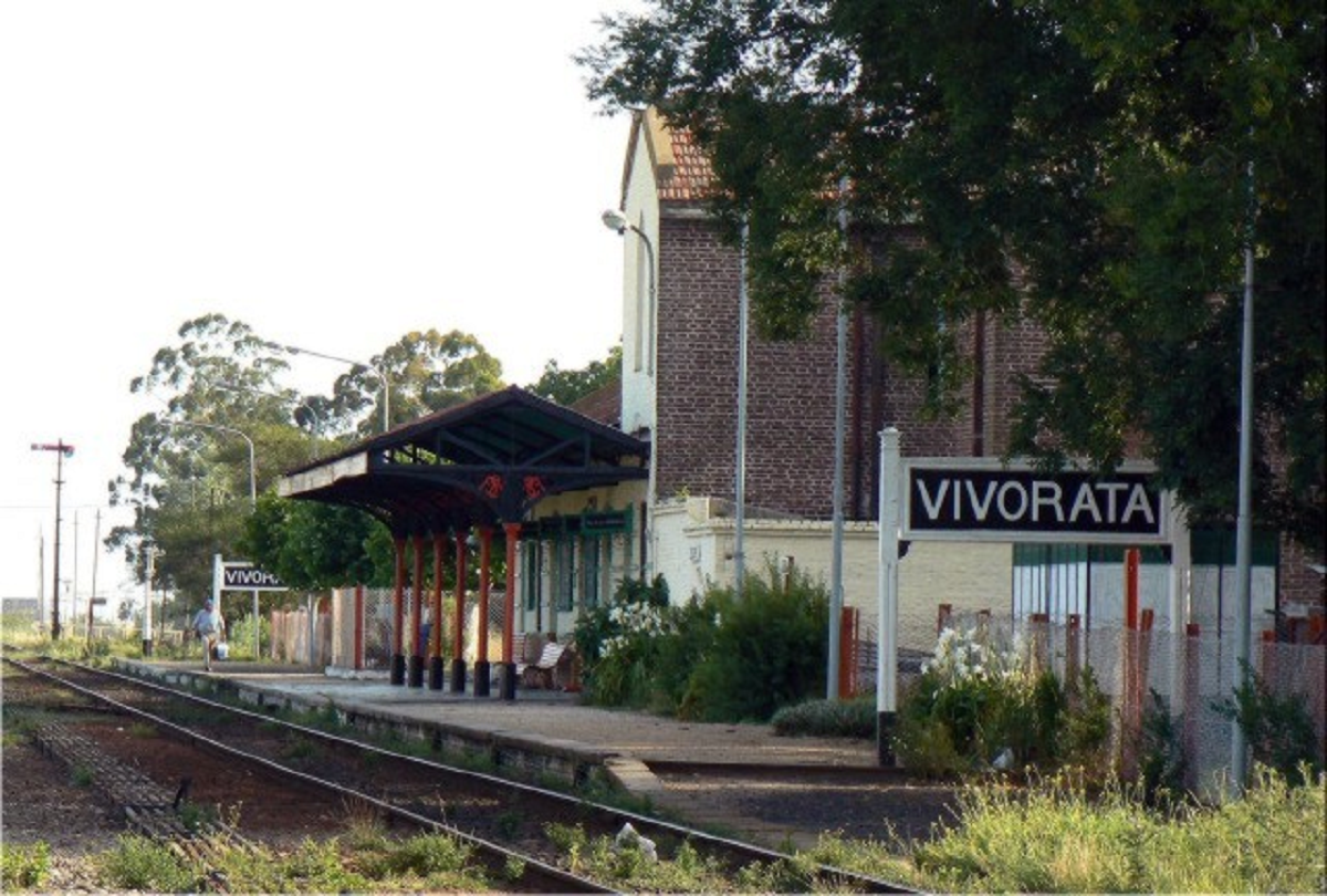 La estación de Vivoratá funciona desde 1886.