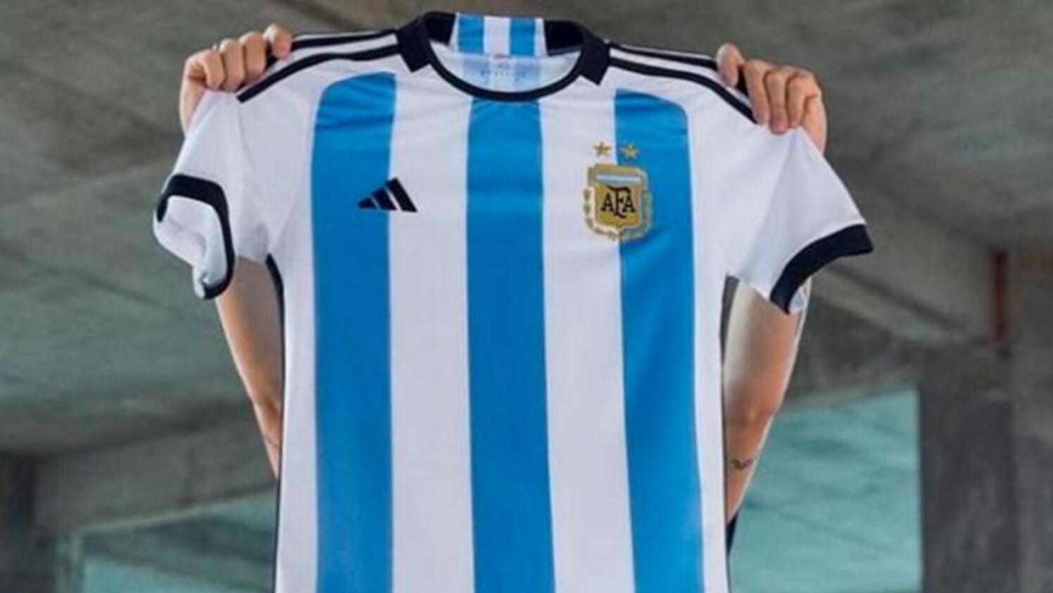 Las camisetas originales de la Selección Argentina están agotadas.