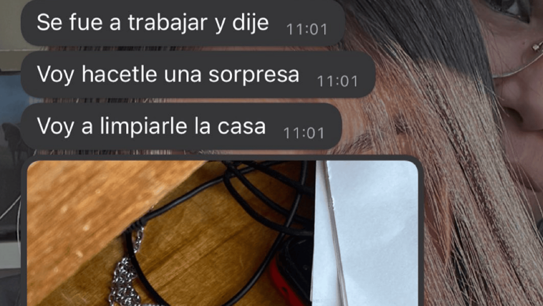 Limpiando el cuarto de su novio se enteró que le era infiel.