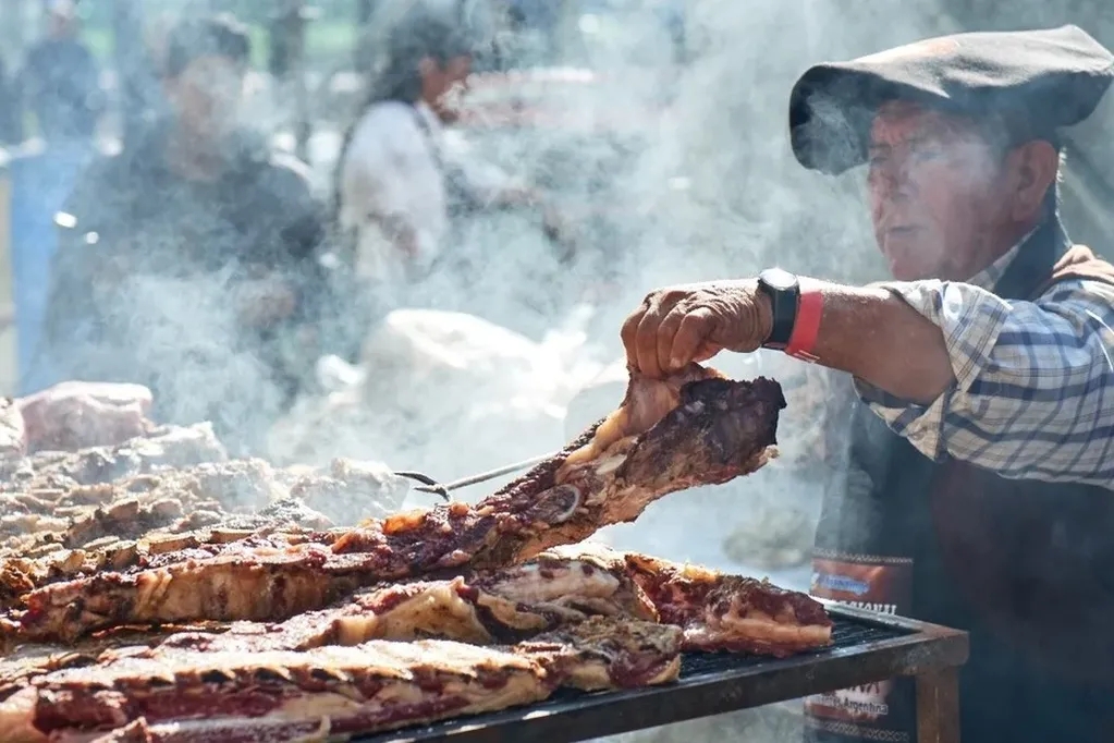 Cómo se prepara el asado cordobés. 