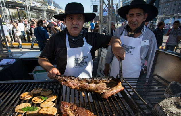 El asado mendocino fue reconocido como el mejor del país.  