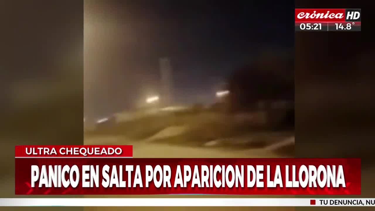 El extraño suceso ocurrió en la provincia de Salta (Captura de TV).