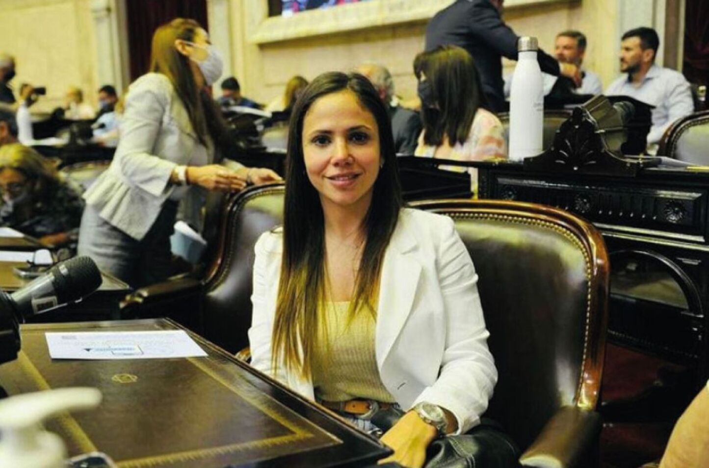 La ex diputada nacional Romina Uhrig ingresó a la casa de Gran Hermano 2022 (Imagen redes sociales).