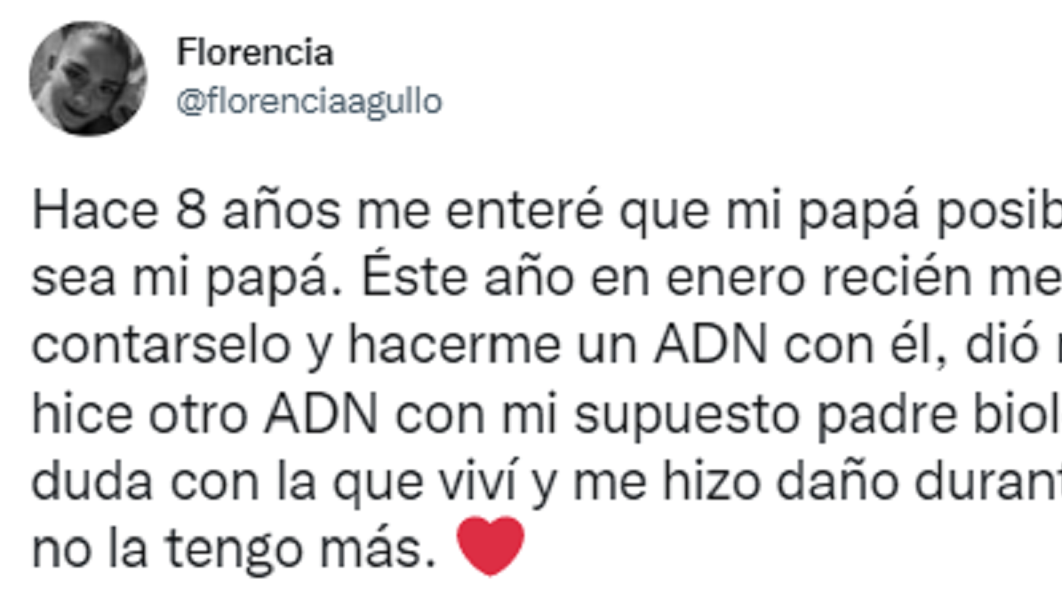 Se enteró que su papá podría no serlo, se hizo un ADN y se llevó una tremenda sorpresa: el tierno final de una difícil historia