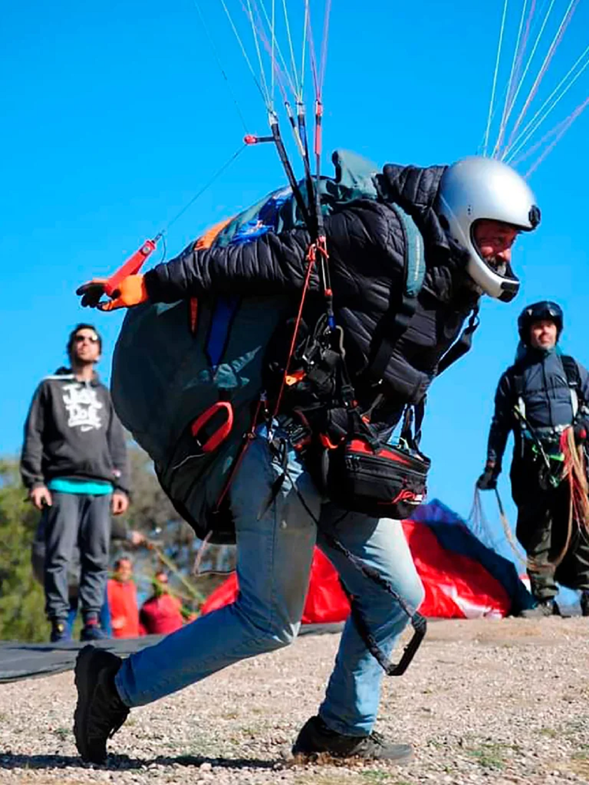 Germán Jones falleció mientras practicaba parapente.