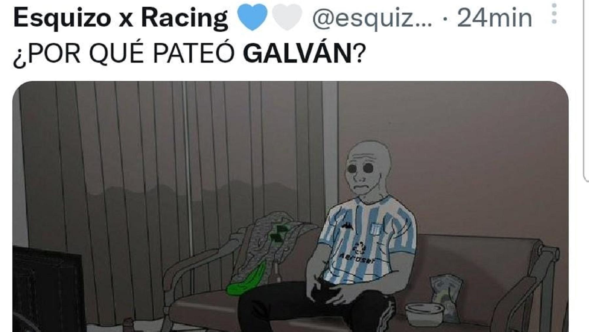 Las redes sociales estallaron de memes por la derrota de Racing frente a River.