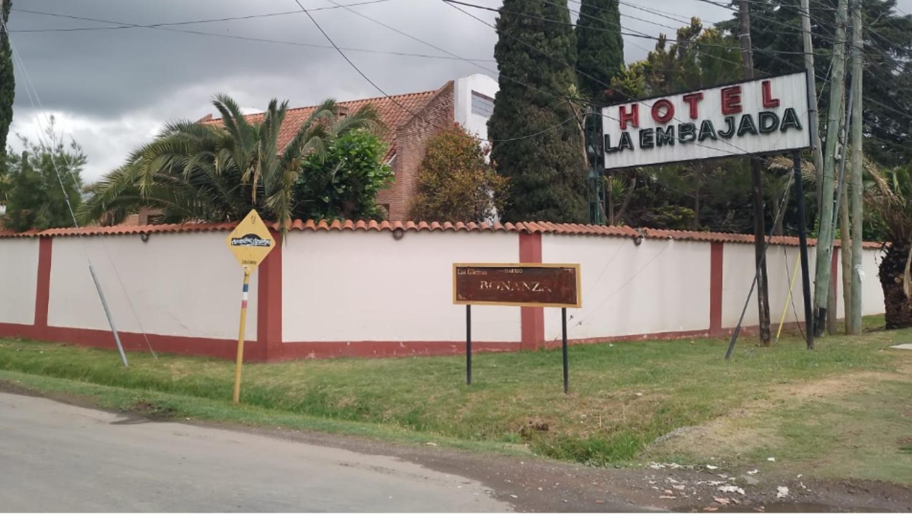 El albergue transitorio donde se concretó el procedimiento en búsqueda del prófugo.