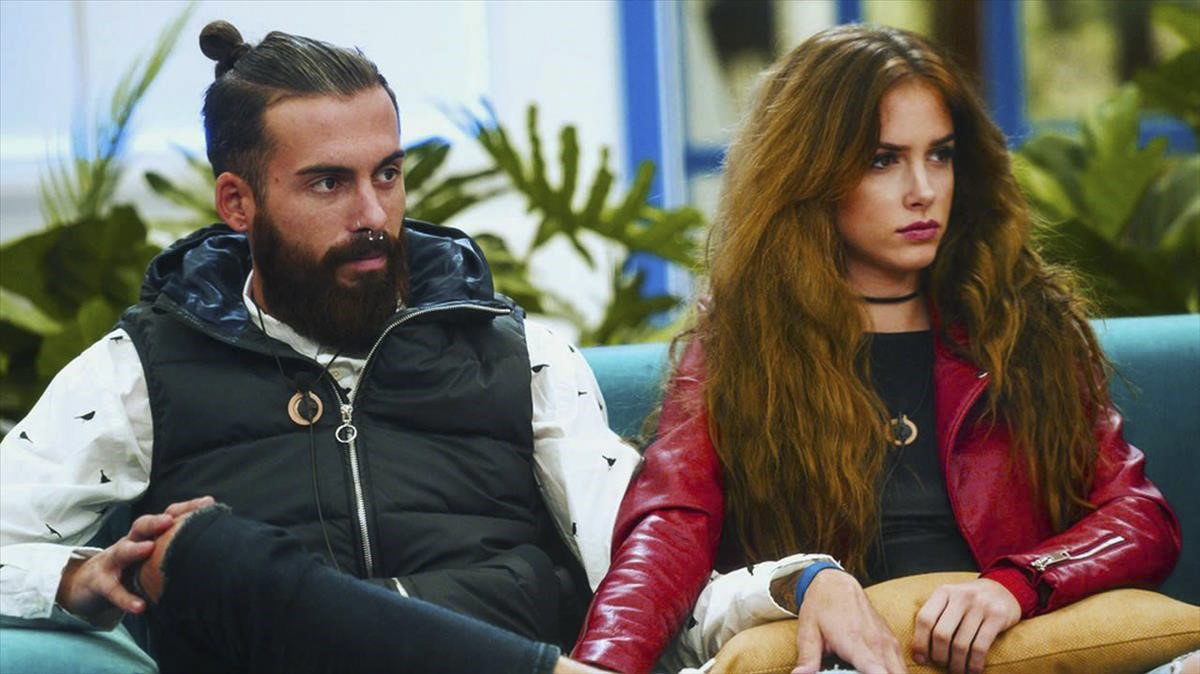 Carlota Prado y José María López durante su estadía en la casa de   <a href='https://www.cronica.com.ar/tags/Gran Hermano'>Gran Hermano</a> España.