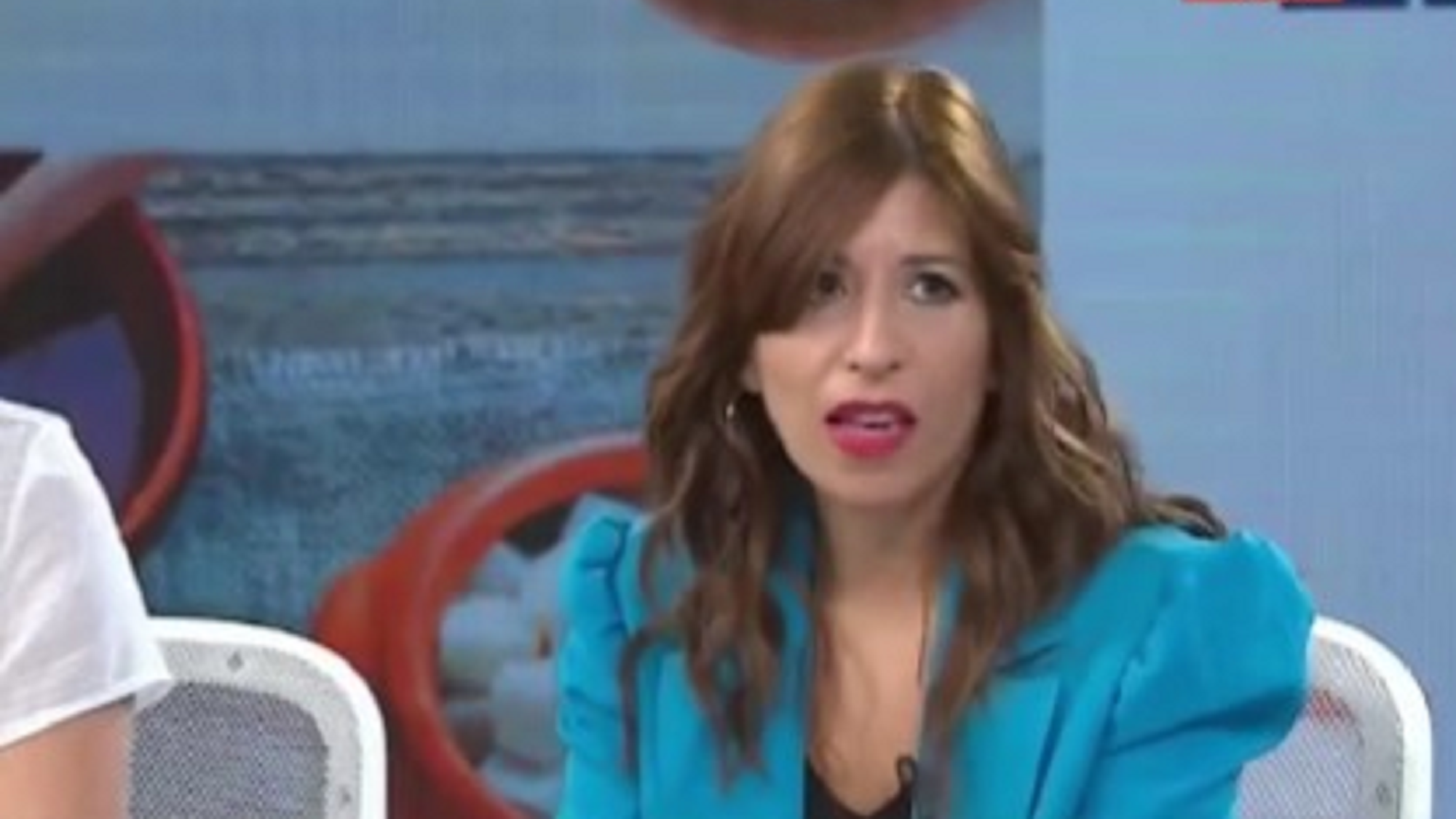 La nutricionista Teresa Cóccaro estaba en medio de una entrevista cuando se desmayó. 