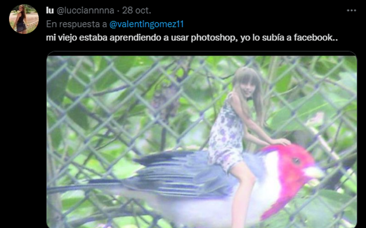 La anécdota de una usuaria: 'Mi viejo estaba aprendiendo a usar Photoshop y yo lo subía a Facebook'.