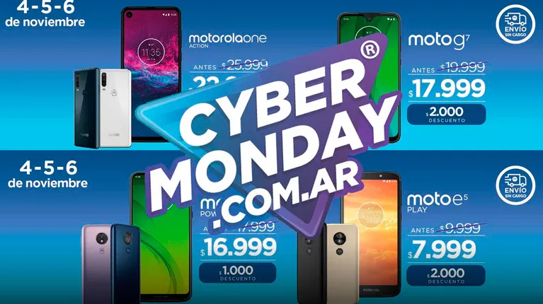 Las ofertas en celulares del   <a href='https://www.cronica.com.ar/tags/Cyber Monday'>Cyber Monday</a> 2022.