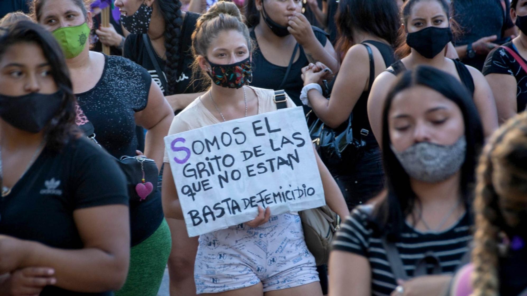 En el mes de octubre se registró un femicidio cada 24 horas en Argentina (Télam).