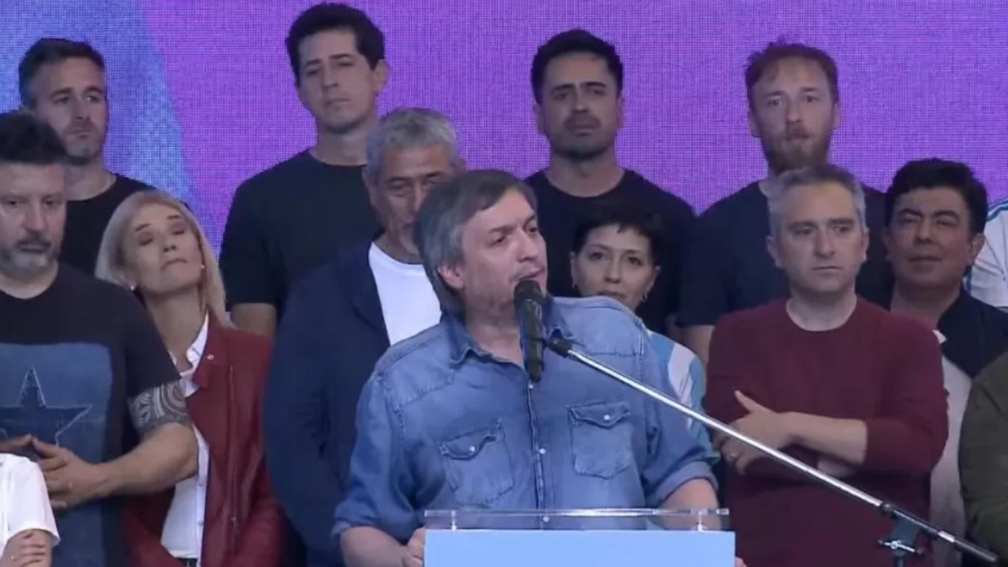 Máximo Kirchner habló en el congreso del PJ en Mar del Plata.