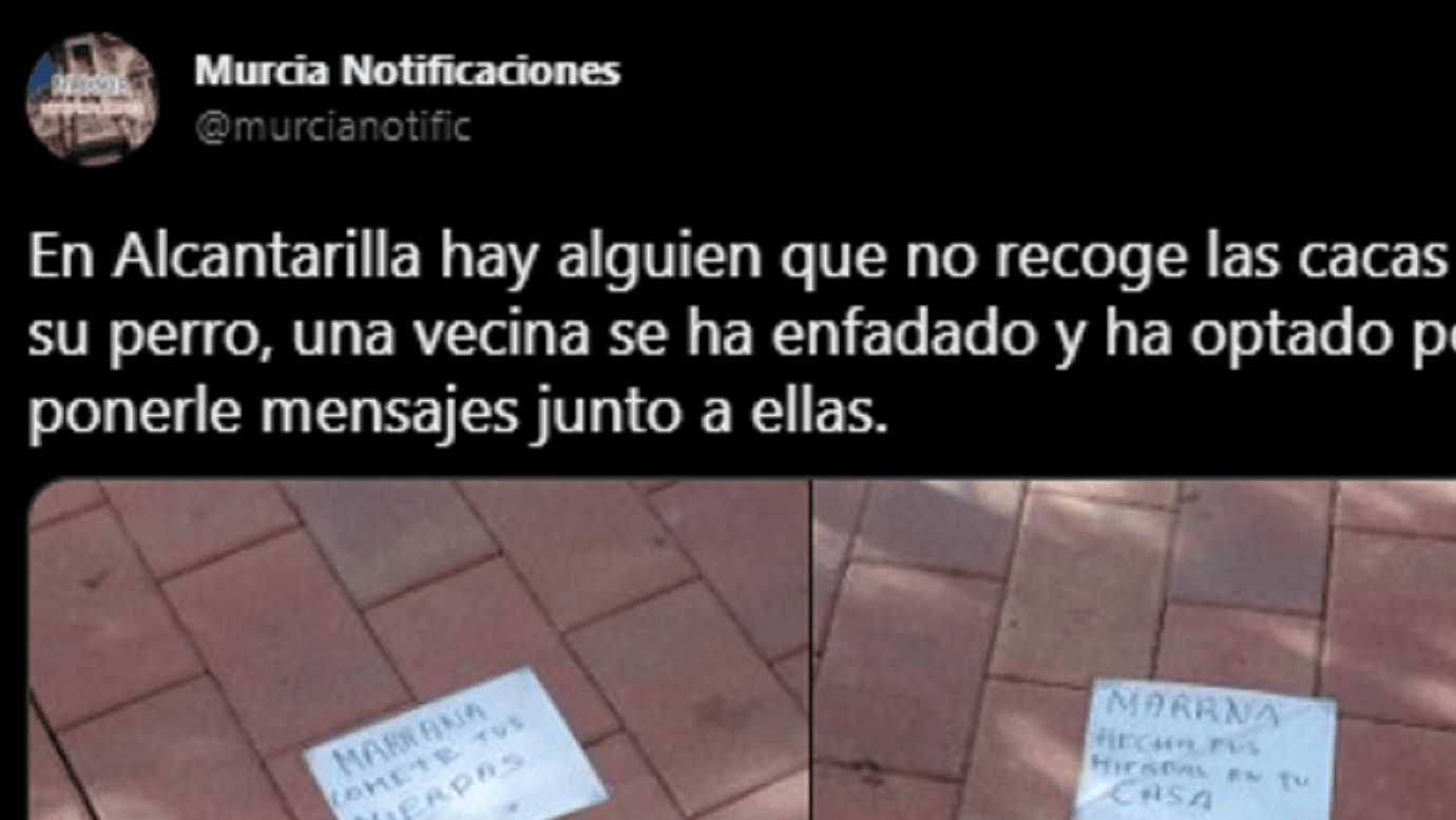 Su vecina no levanta la caca del perro y ella le deja furiosos carteles que se hicieron virales por un increíble motivo