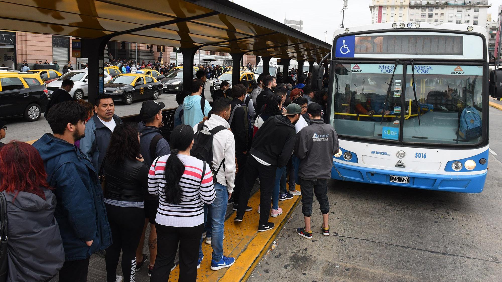 Otra vez los usuarios fueron rehenes de una medida de fuerza (Jonatan Moreno/Crónica).