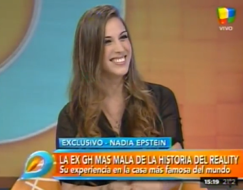 Nadia Epstein fue la “más odiada” de la edición de   <a href='https://www.cronica.com.ar/tags/Gran Hermano'>Gran Hermano</a> 2007.