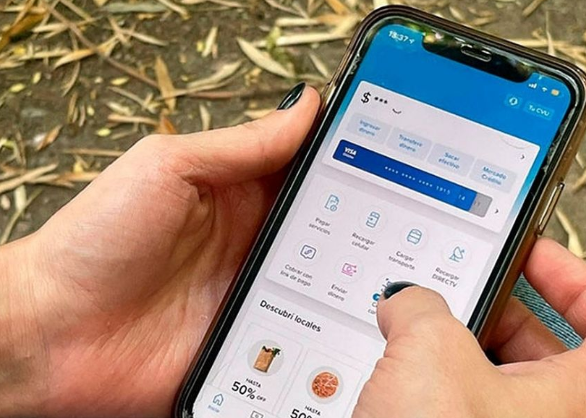 Mercado Pago, una de las billeteras virtuales más populares de Argentina.