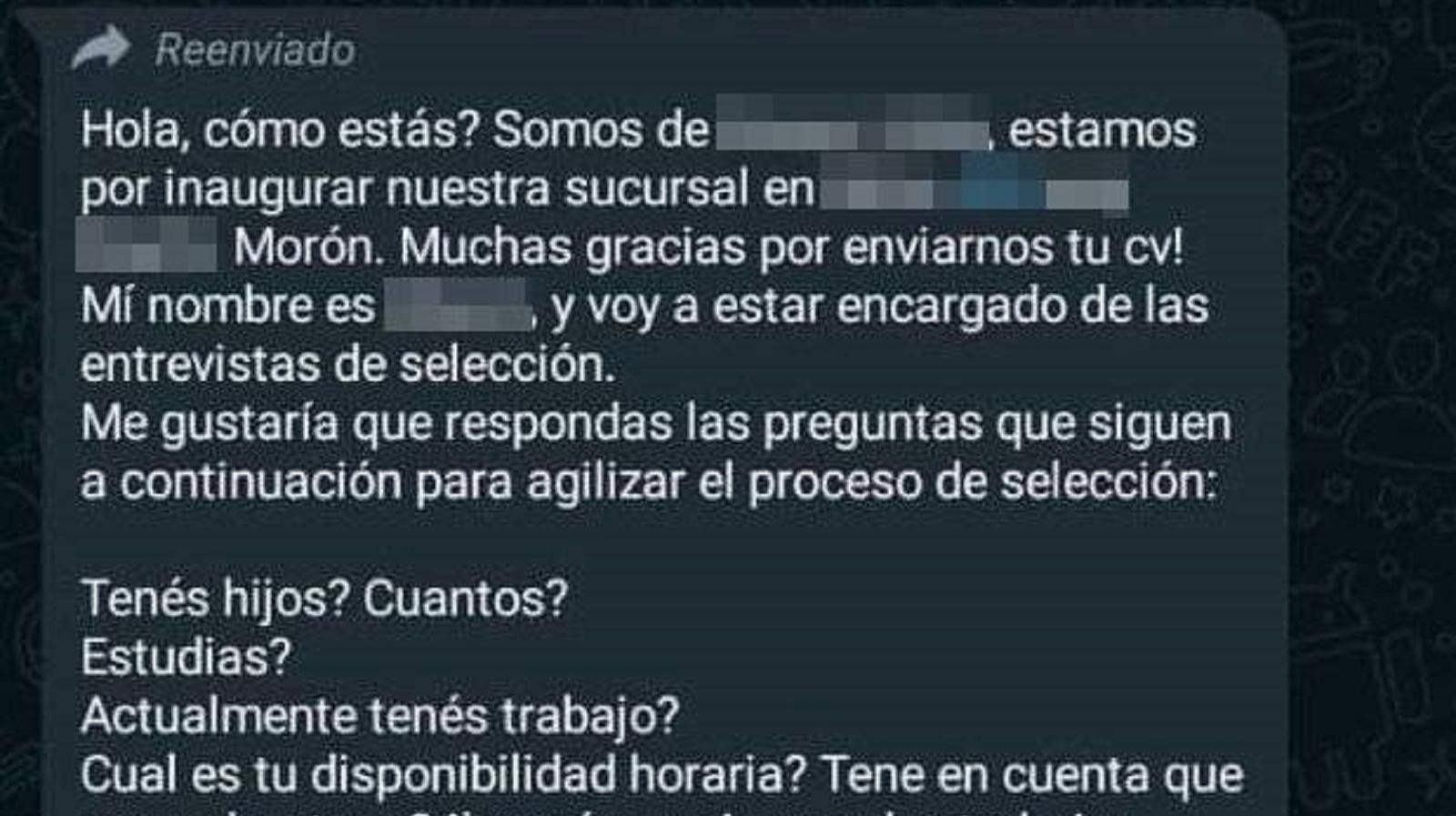 La indignante propuesta laboral y salarial para atender un kiosco en Morón: 