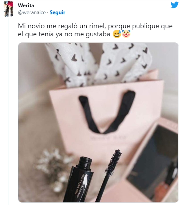 El fenómeno viral del “rímel” en Twitter es para referirse a los hombres.