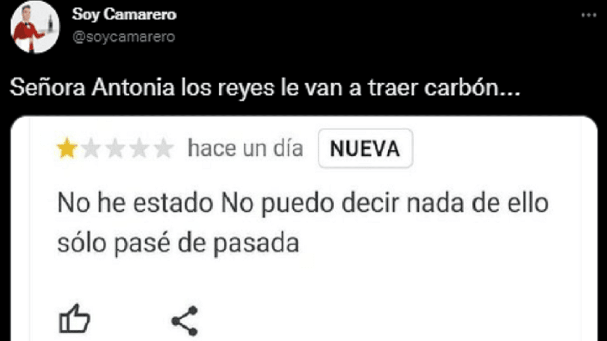 Una mujer le dejó una insólita opinión a un local gastronómico y el dueño le respondió de forma increíble.