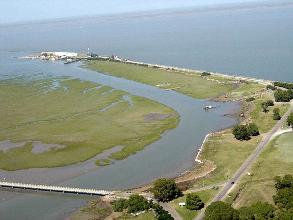 Así se ven las increíbles playas de Punta Alta desde arriba.