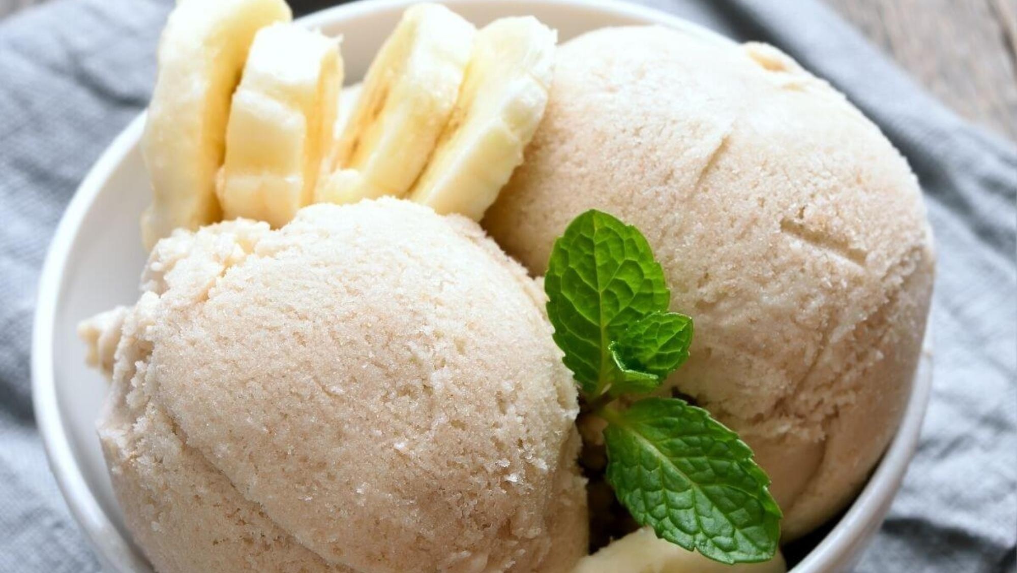 La mejor receta para hacer un delicioso helado de banana.