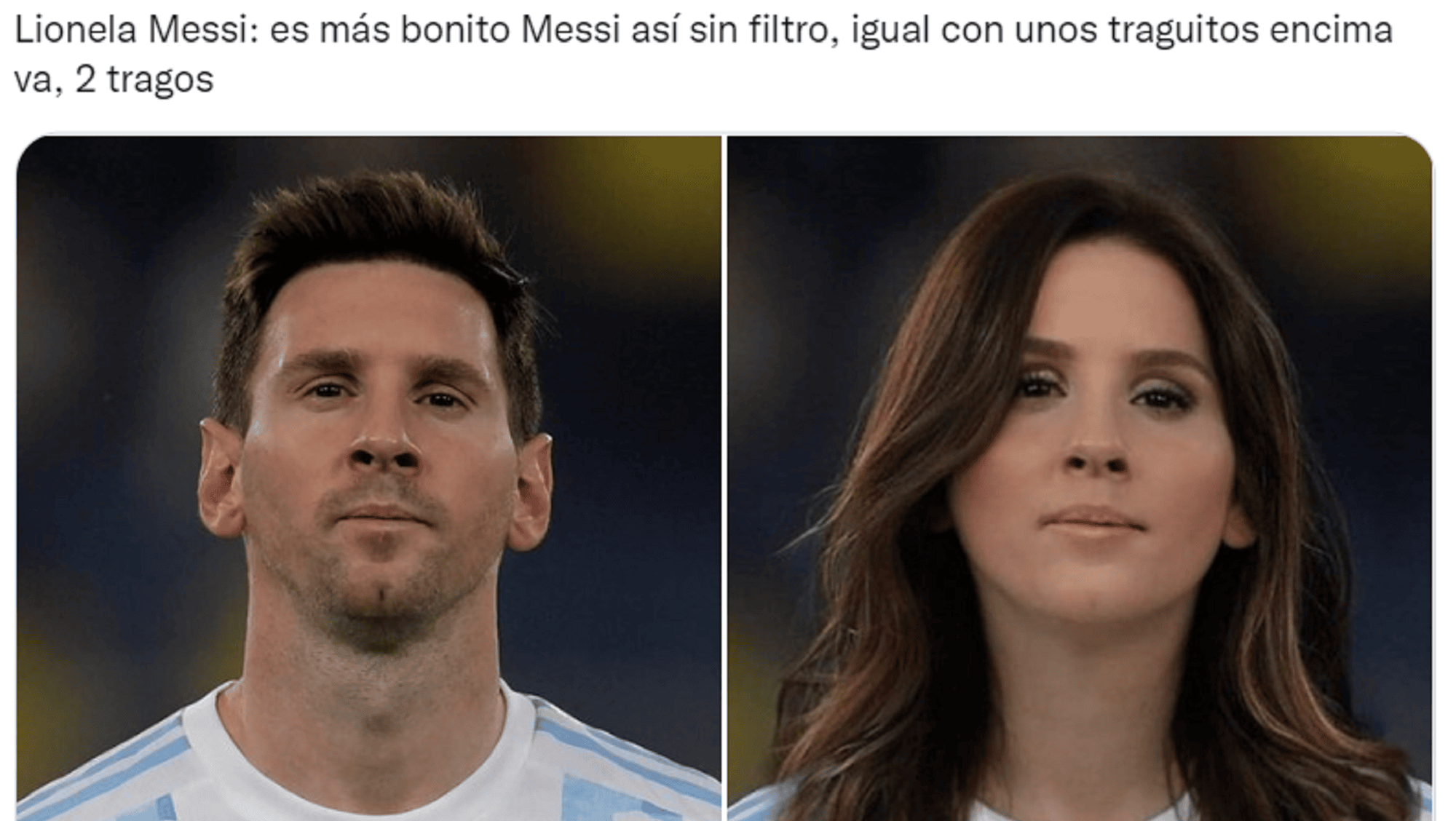 La Selección argentina del Mundial Qatar 2022 en versión femenina es viral en las redes (Twitter/@LebronaJames).